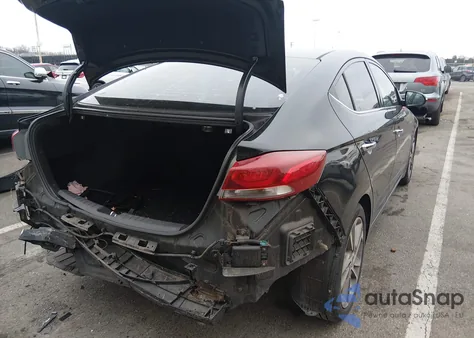 2017 Hyundai Elantra Limited z USA, uszkodzony, nr VIN 5NPD84LF4HH128502